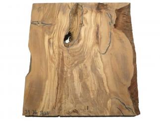 1x Oliven Wurzelholz Olivenbaum Maser Holz 39x36cm x 32-33mm 
