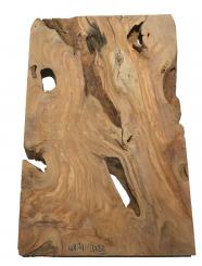 1x Oliven Wurzelholz Olivenbaum Epoxid Holz 48x31cm x 31-32mm 