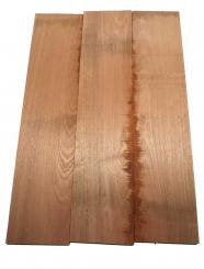 3x Mahagoni Holz Brett Massivholz DIY 81x18cm x 23mm #P1 