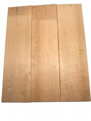 3x Kirschbaum Riegel Holz Curly 103x27,5cm x 23mm #K7 