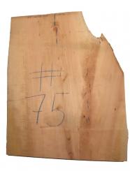 1x Birnbaumholz Birnenholz 75x40-58cm x 49-50mm #75 