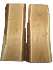 1x Akazienholz Robinie Holz Akazie 77x28-31cm x 29mm 