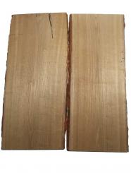 2x Sassafras Holz Brett Edelholz 77x31-36cm x 23mm 