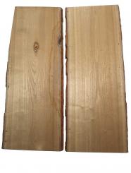 2x Sassafras Holz Brett Edelholz 79x28-32cm x 23mm 