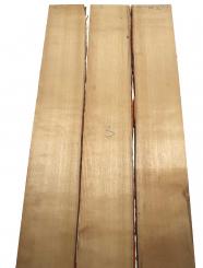 3x Sassafras Holz Brett Edelholz 105x15-16,5cm x 23mm 