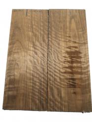 1x Amazakoue Riegel Holz Mutenje Curly 62x24,5cm x 36-37mm 