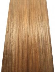 2x Amazakoue Riegel Holz Mutenje Curly 92x15,5cm x 35-36mm 