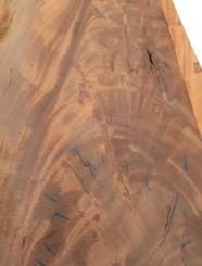 2x Mahagoni Pyramide Holz rustikal 75x38cm x 18-28mm 