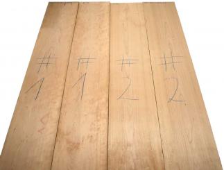 2x Kirschbaum Holz Kirschholz 126x24,5cm x 23mm #2 