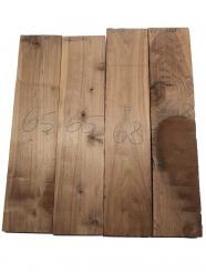 2x Nussbaumholz Walnuss Holz 68x14cm x 48-50mm #68 