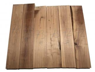 2x Nussbaumholz Walnuss Holz 72x14,5cm x 50mm #72 