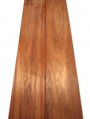 2x Tigerwood Holz Goncalo Alves 92x15,5cm x 22mm #P3 