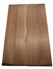 1x Louro Preto Holz Ziricote Ersatz 92x15cm x 22mm schlicht 