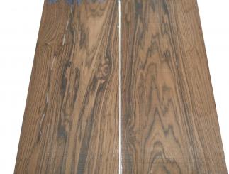 2x Louro Preto Holz Ziricote Ersatz 61x14,4cm x 20mm 