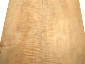 2x Ahorn Riegel Holz Riegelahorn gestockt 94x21-24cm x 6-9mm 
