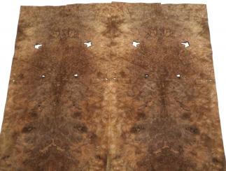 Nussbaum Wurzelholz Furnier Intarsien 65x18-20cm 4 Blätter 