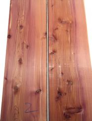 1x Aromatische Rotzeder Zeder Holz 136x19cm x 50mm 