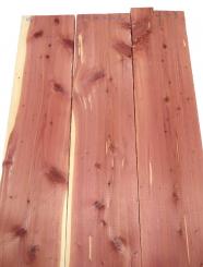 3x Aromatische Rotzeder Zeder Holz 105x18cm x 24mm #D5 