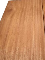 1x Mahagoni Holz Massivholz Bohle Flader 142x19,5cm x 48mm 