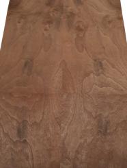 Nussbaum Wurzelholz Furnier Intarsien 37x20-21cm 25 Blätter 