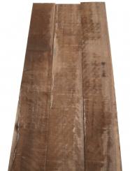 3x Nussbaum Riegel Holz Tonholz curly 82x10-11,5cm x 24mm #R1 