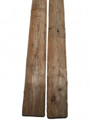 2x Altholz Brett recyceltes Holz 106x13-15cm x 40mm 