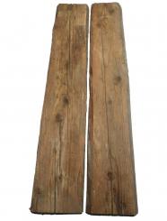 2x Altholz Brett recyceltes Holz 109x19-20cm x 40mm 