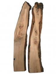 2x Olivenholz Olive Holz f Epoxid 86x8-16cm x 26mm 