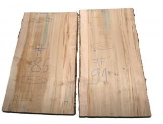 1x Ahorn Holz Ambrosia Maple 86x51-55cm x 37-39mm #86 
