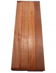 1x Tigerwood Holz Kantel Drechseln 61x5,5x5,5cm schlicht 