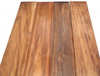 1x Tigerwood Holz Goncalo Alves 122x15-16cm x 21-22mm #K1 