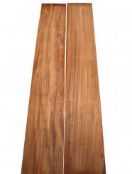 2x Tigerwood Holz Goncalo Alves 91x15cm x 22mm #T3 