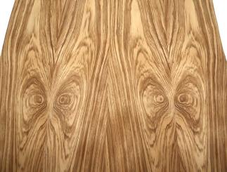 Zebrano Holz Furnier Zebrawood 235x22-28cm 4 Blätter 