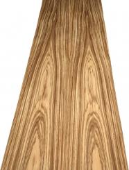Zebrano Holz Furnier Zebrawood 245x14-15cm 4 Blätter 