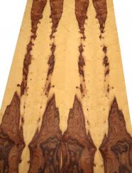 Palisander Furnierholz wild Rosewood  276x18-20cm 6 Blätter 