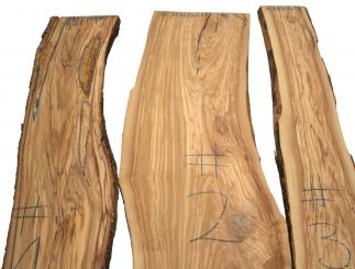 1x Olivenholz Olivenbaum Holz 115x28-32cm x 23mm #2 