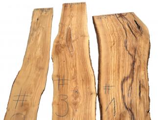 1x Olivenholz Olive Holz f. Epoxid 118x13-18cm x 23mm #2 