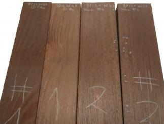 2x Wenge Holz Wengenholz Wormy 77x13,5cm x 46-47mm #2 