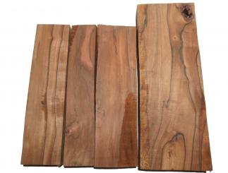 1x Tineo Holz Indischer Apfelbaum 49x12cm x 47-50mm #49 