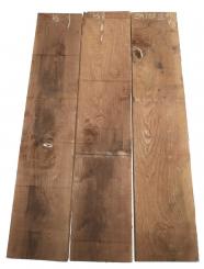 3x Walnussholz Nussbaumholz 91x18,5cm x 26-27mm #V3 