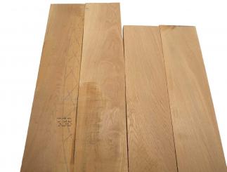 2x Eichenholz Brett Eiche Holz 78x18-19cm x 23-24mm #E2 