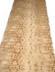 Pappel Maser Wurzelholz dünnes Furnier 252x62cm 1 Blatt #N7 