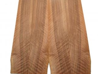 Walnuss Riegel Furnier Nussbaum Curly 50x11-12cm 13 Blätter 