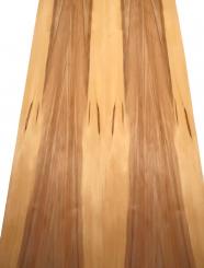 Satin Nußbaum Furnier Amberbaum 273x14-16,5cm 4 Blätter 