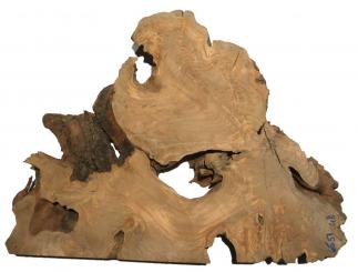 1x Oliven Wurzelholz Olivenbaum Holz f Epoxid 65x51cm x 48mm 