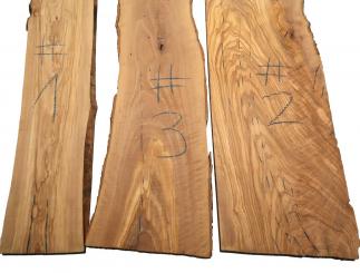 1x Olivenholz Olivenbaum Brett 105x17-21cm x 26mm #1 