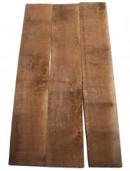 3x Walnussholz Nussbaumholz 91x14-17cm x 26-27mm #B1 