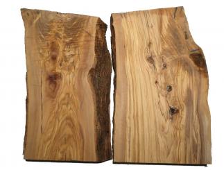 1x Olivenholz Olive Holz f. Epoxid 62x32-36cm x 51-52mm #62 