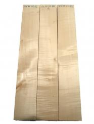 3x Ahornholz Ahorn Kantel Bergahorn 62x10cm x 50mm #E1 