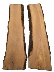 2x Olivenholz Olivenbaum Holz 86x21-27cm x 26mm 